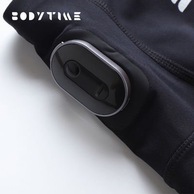 La aptitud para mujer de Microcurrent del músculo del ccsme del traje eléctrico del estimulador jadea negro