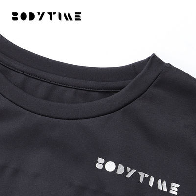 OEM de entrenamiento apretado de la camisa de la ropa para hombre de la aptitud de BODYTIME aceptable