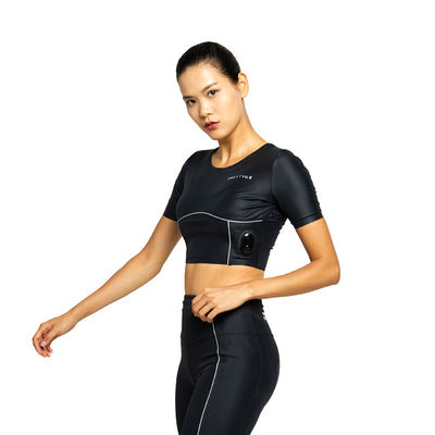 Camisetas de ciclo para mujer negras de nylon del traje del cuerpo de BODYTIME el ccsme